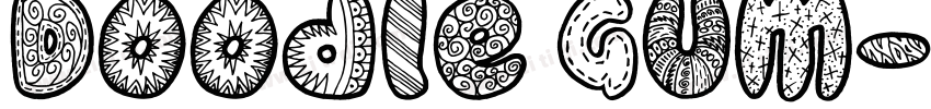 Doodle Gum字体转换